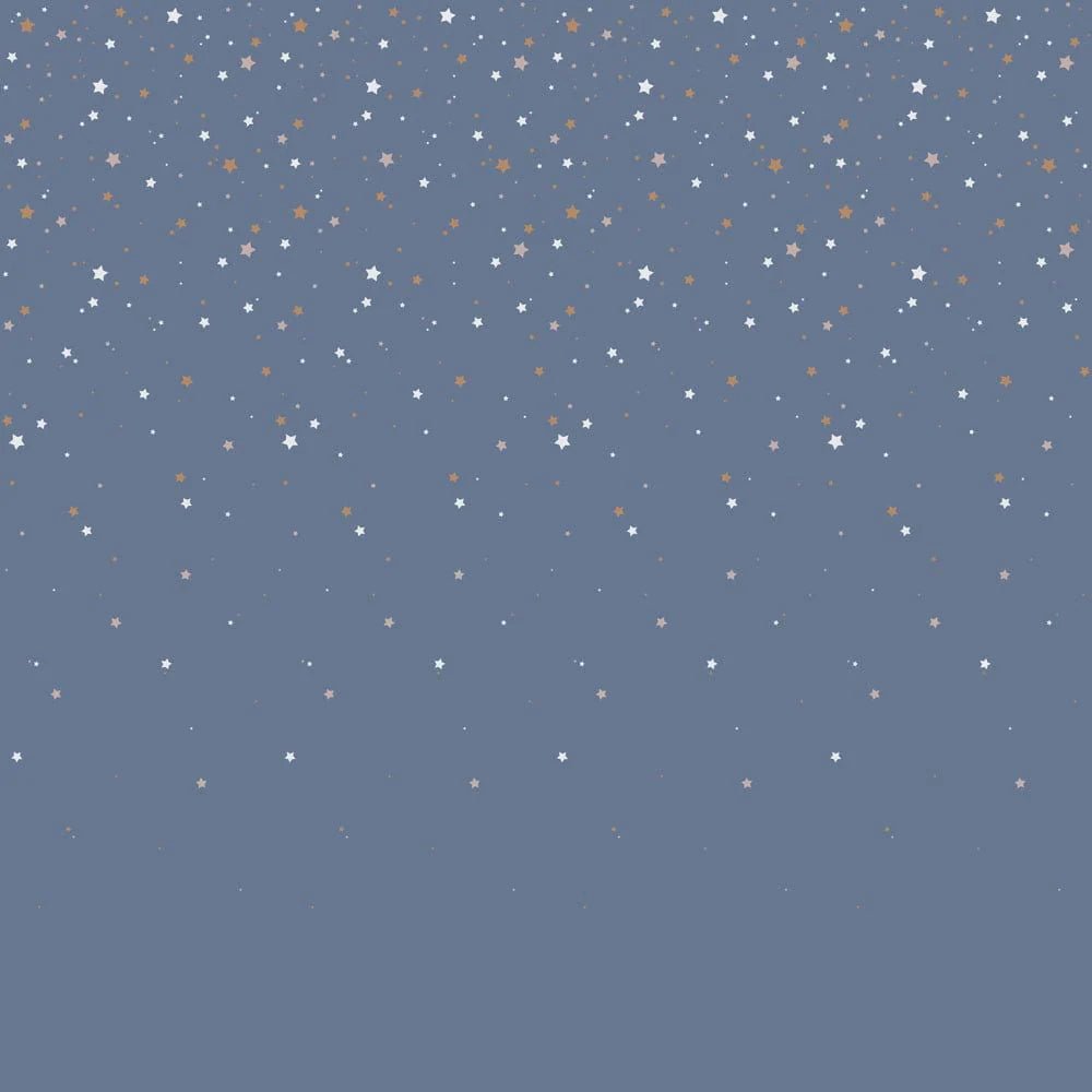 Wallpaper - Simple Stars from the Sky Blue - Le Petit Marché Home Furniture