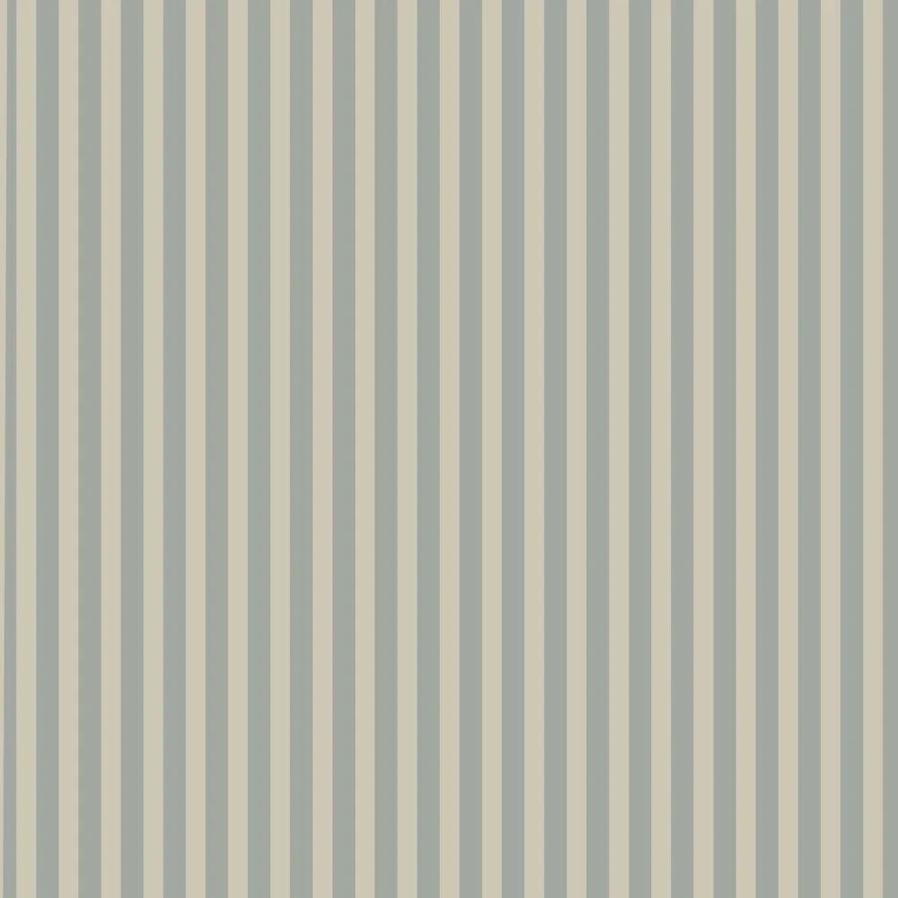 Wallpaper - Simple Vintage Stripes Beige Blue - Le Petit Marché Home Furniture