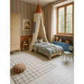 Wallpaper - Stripes Blue Beige - Le Petit Marché Home Furniture