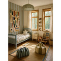 Wallpaper - Stripes Blue Green Upside Down - Le Petit Marché Home Furniture