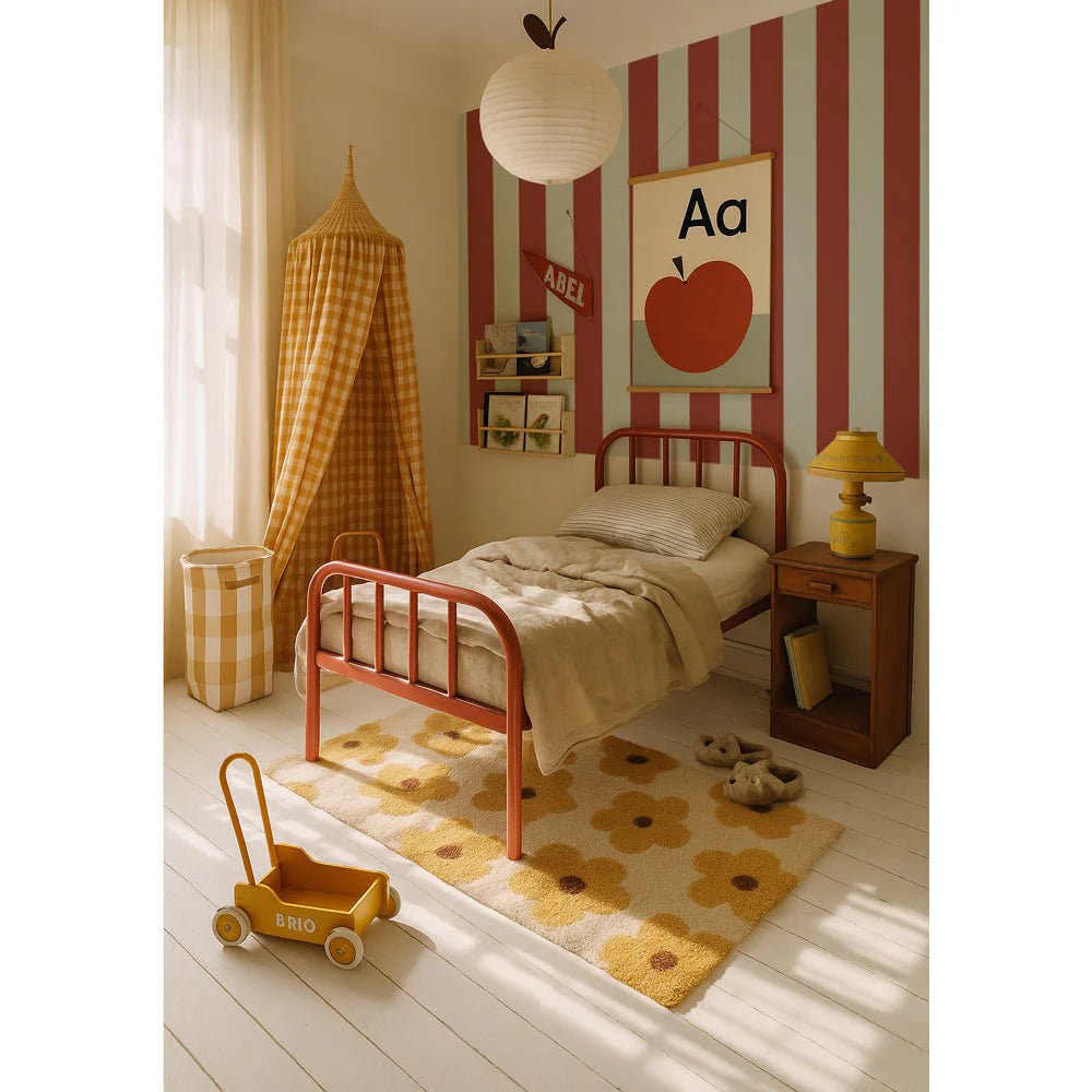 Wallpaper - Stripes Blue Red - Le Petit Marché Home Furniture
