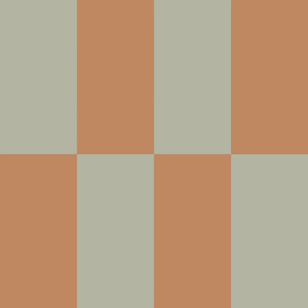 Wallpaper - Stripes Green Brown Upside Down - Le Petit Marché Home Furniture