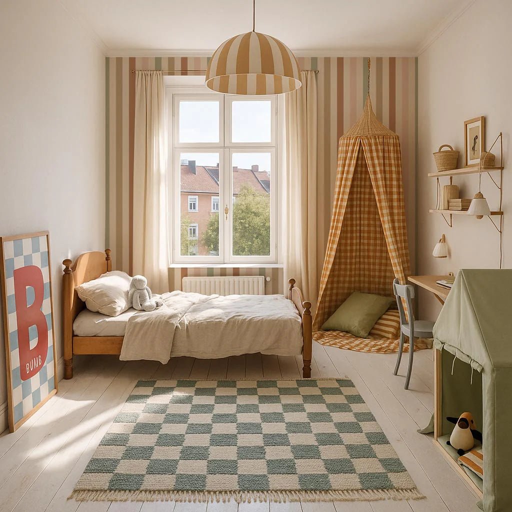 Wallpaper - Stripes Natural - Le Petit Marché Home Furniture