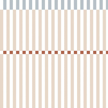 Wallpaper - Stripes Nostalgia Beige Blue - Le Petit Marché Home Furniture