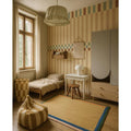 Wallpaper - Stripes Nostalgia Vintage Colours - Le Petit Marché Home Furniture