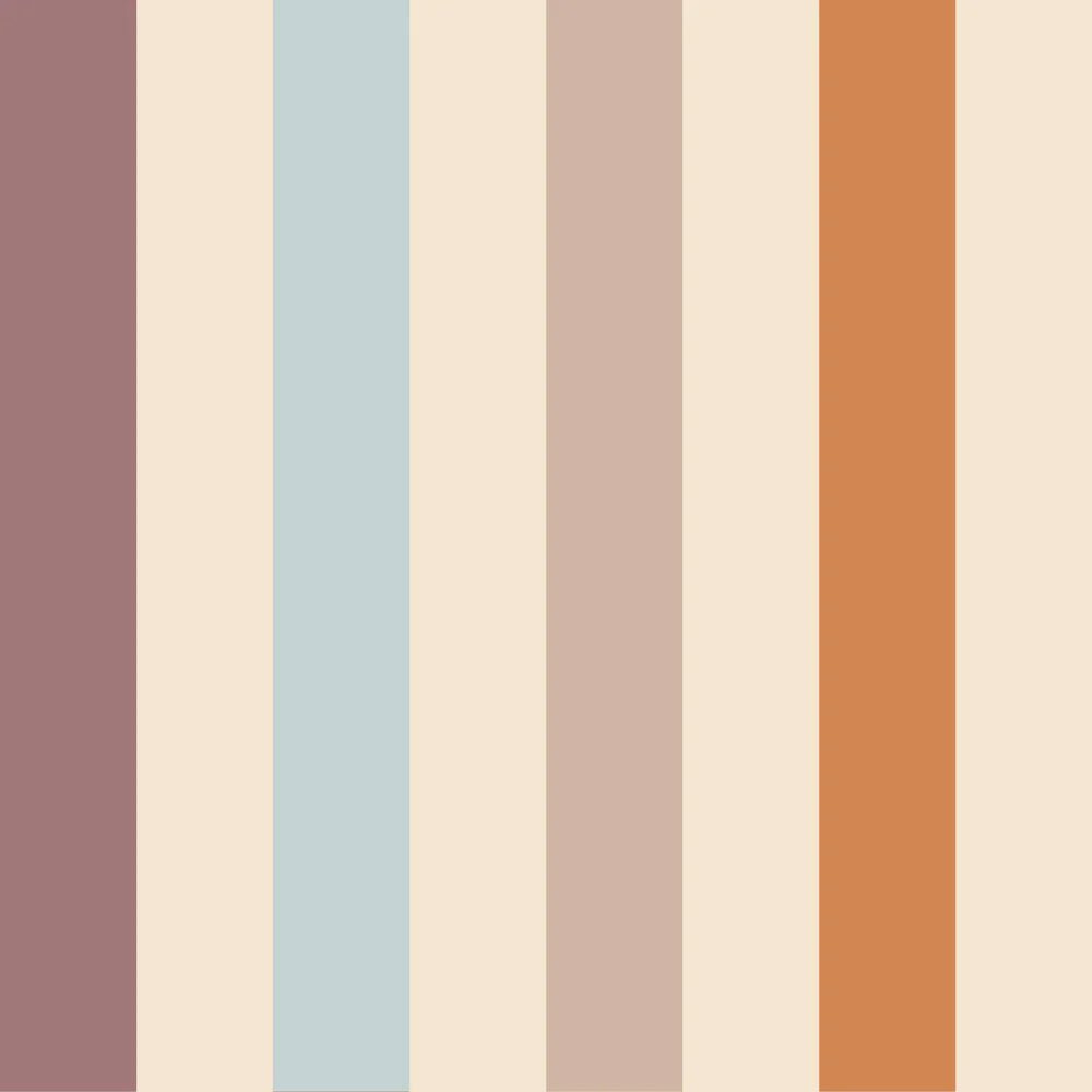Wallpaper - Stripes Warm - Le Petit Marché Home Furniture