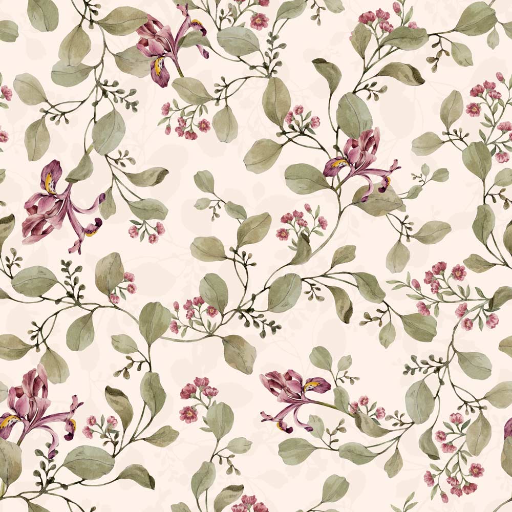 Wallpaper - Tangled Iris - Le Petit Marché Home Furniture