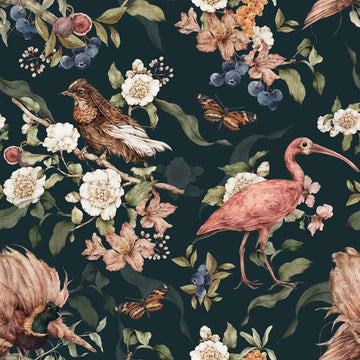 Wallpaper - Tropical Birds Paradise - Le Petit Marché Home Furniture
