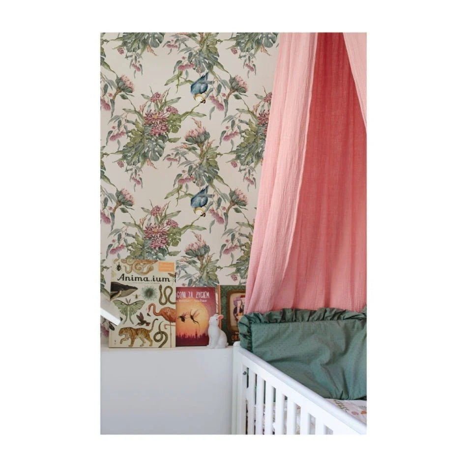 Wallpaper - Tropical Parrots - Le Petit Marché Home Furniture