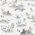 Wallpaper - Underwater World White - Le Petit Marché Home Furniture