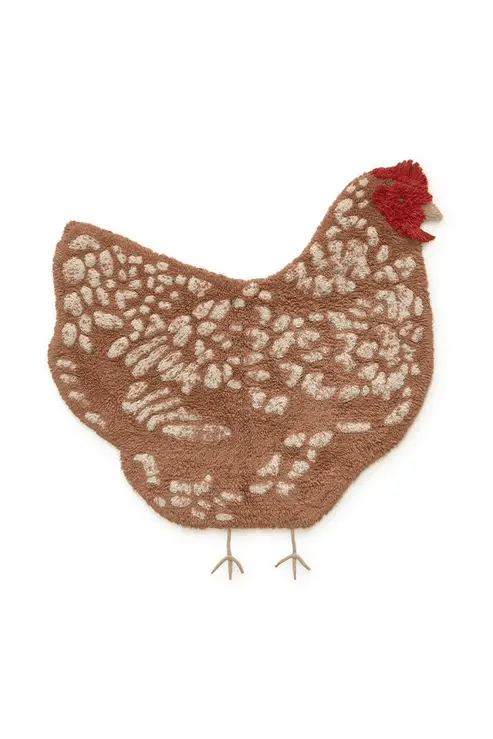 Washable Rug, Chicken - Le Petit Marché Home Furniture