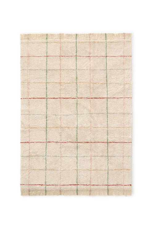 Washable Rug, Color Lines, Large - Le Petit Marché Home Furniture