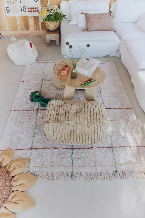 Washable Rug, Color Lines, Large - Le Petit Marché Home Furniture