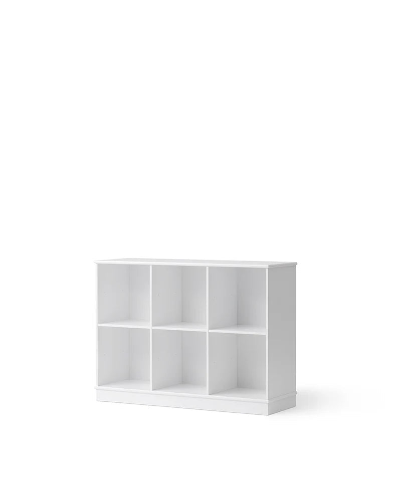 Wood Shelving Unit 3x2 w. Base - Le Petit Marché Home Furniture