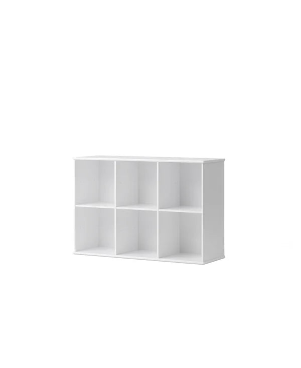 Wood Shelving Unit 3x2 w. Support - Le Petit Marché Home Furniture