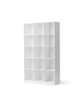 Wood Shelving Unit 3x5 with Base - Le Petit Marché Home Furniture