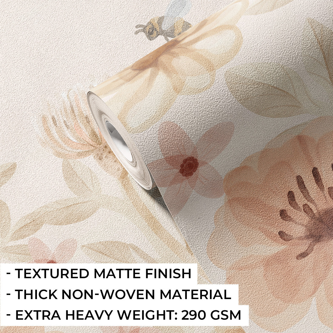 Flower Meadow Wallpaper Mural – Standard – Pastelowe Love | LPM Home