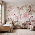Butterflies Wallpaper Mural – Large – Pastelowe Love | LPM Home