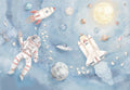 Space Wallpaper Mural – Pastelowe Love | LPM Home