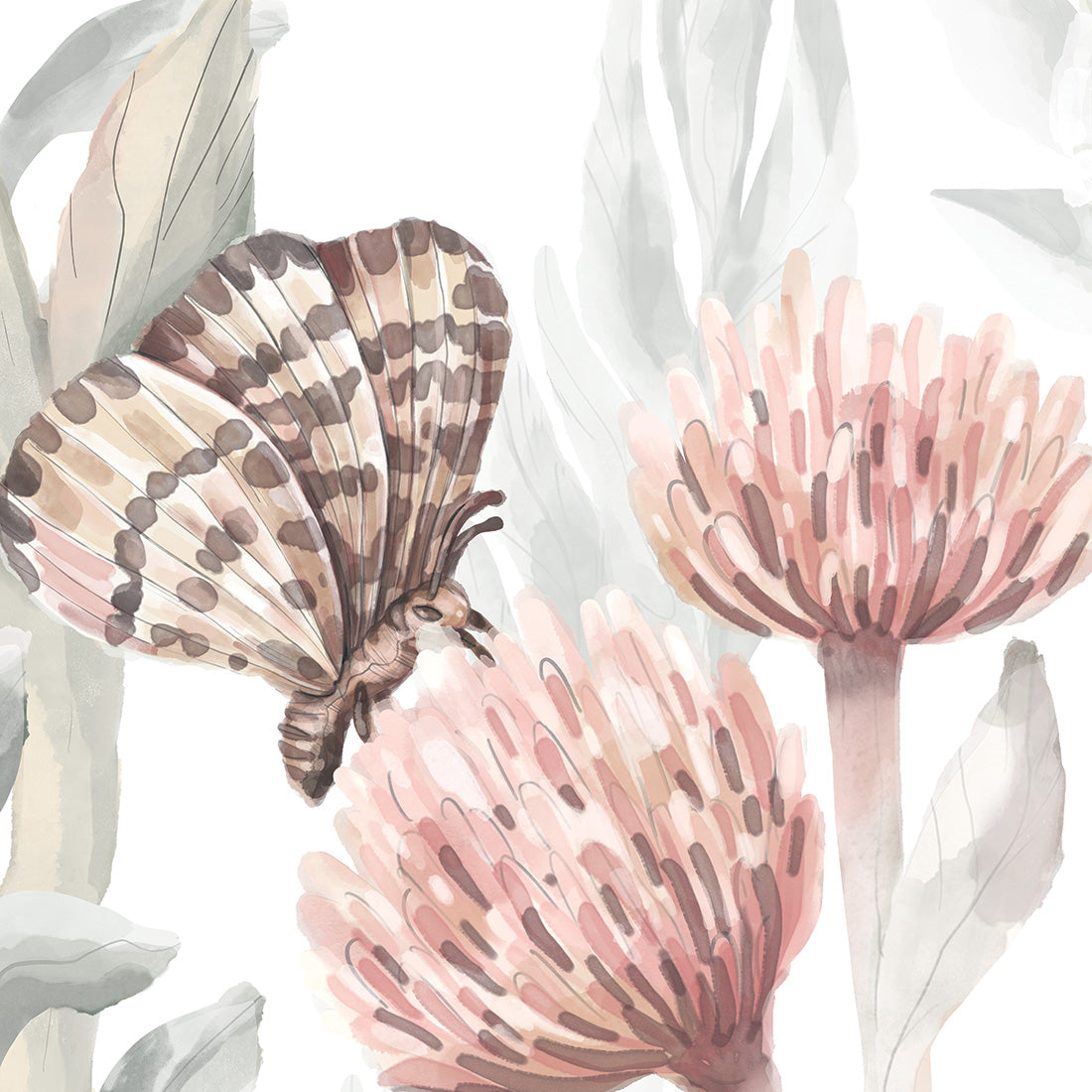 Wildflowers Wallpaper Mural – Large – Pastelowe Love | LPM Home