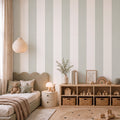 Striped Wallpaper – Matcha / Wide (16 cm) – Pastelowe Love | LPM Home