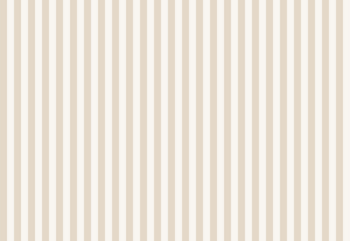 Striped Wallpaper – Beige / Narrow (8 cm) – Pastelowe Love | LPM Home