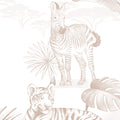 Safari Wallpaper Mural – Sepia – Pastelowe Love | LPM Home