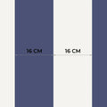 Striped Wallpaper – Navy Blue / Wide (16 cm) – Pastelowe Love | LPM Home