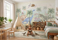 Dinosaurs Wallpaper Mural – Colour – Pastelowe Love | LPM Home
