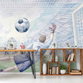 Football Wallpaper Mural – Colour – Pastelowe Love | LPM Home