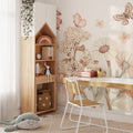 Boho Flowers Wallpaper Mural – Large – Pastelowe Love | LPM Home