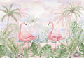 Flamingos Wallpaper Mural – Pastelowe Love | LPM Home