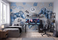 Gaming Wallpaper Mural – Blue – Pastelowe Love | LPM Home