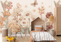 Boho Flowers Wallpaper Mural – Large – Pastelowe Love | LPM Home