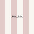 Striped Wallpaper – Powder Pink / Narrow (8 cm) – Pastelowe Love | LPM Home