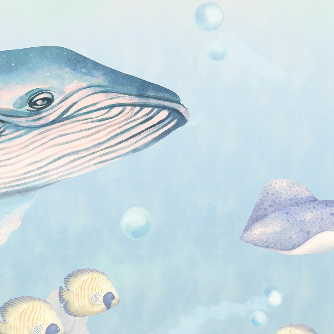 Ocean Wallpaper Mural – Pastelowe Love | LPM Home