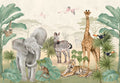 Safari Wallpaper Mural – Colour – Pastelowe Love | LPM Home