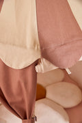 Pavilion Tent Stripe Dusty Brown - Lifestyle - LPM Home