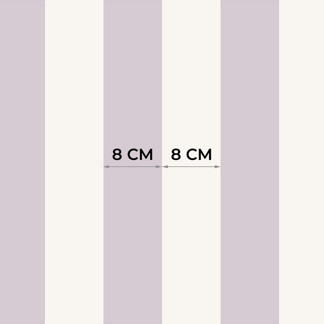 Striped Wallpaper – Lilac / Narrow (8 cm) – Pastelowe Love | LPM Home