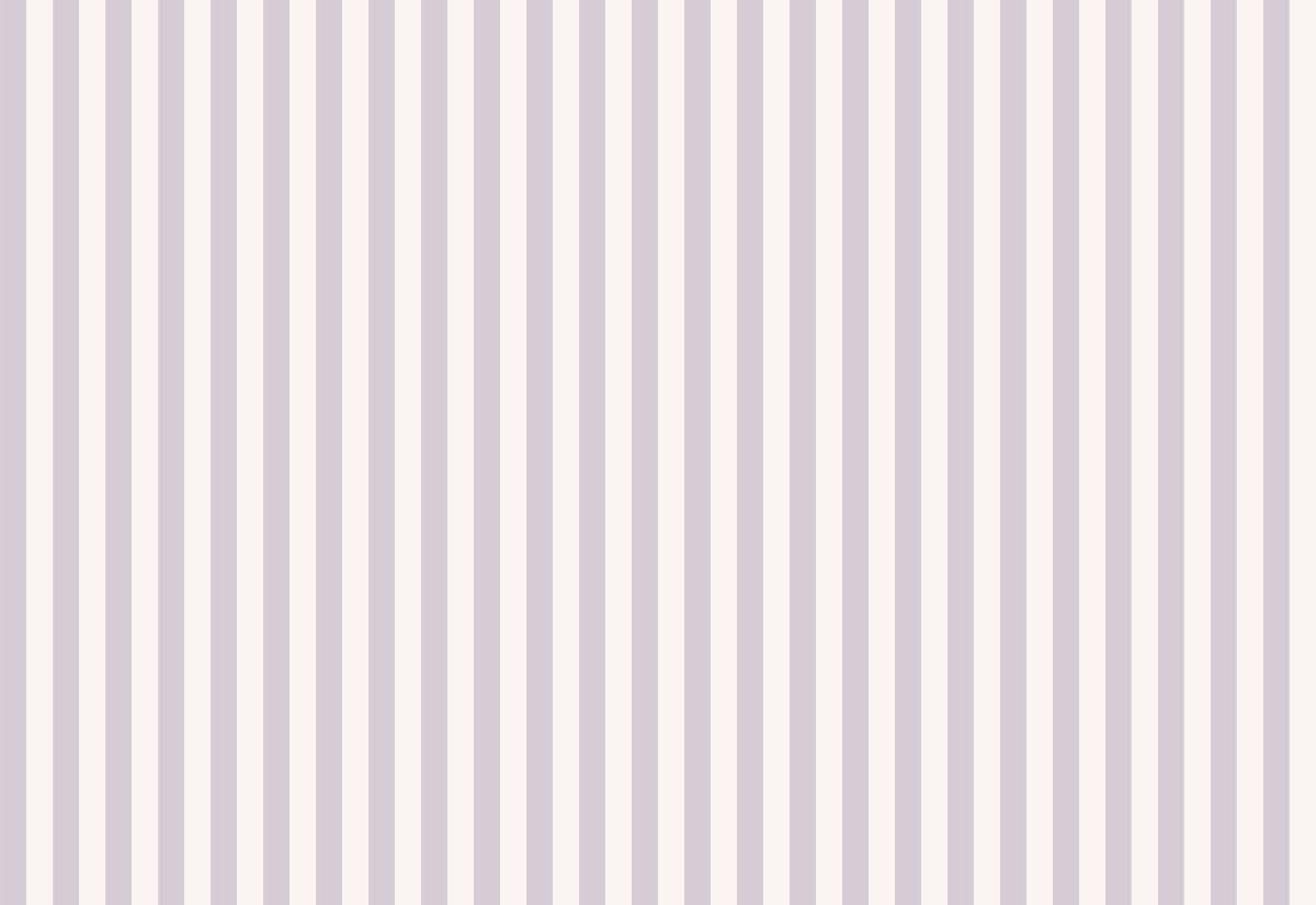 Striped Wallpaper – Lilac / Narrow (8 cm) – Pastelowe Love | LPM Home
