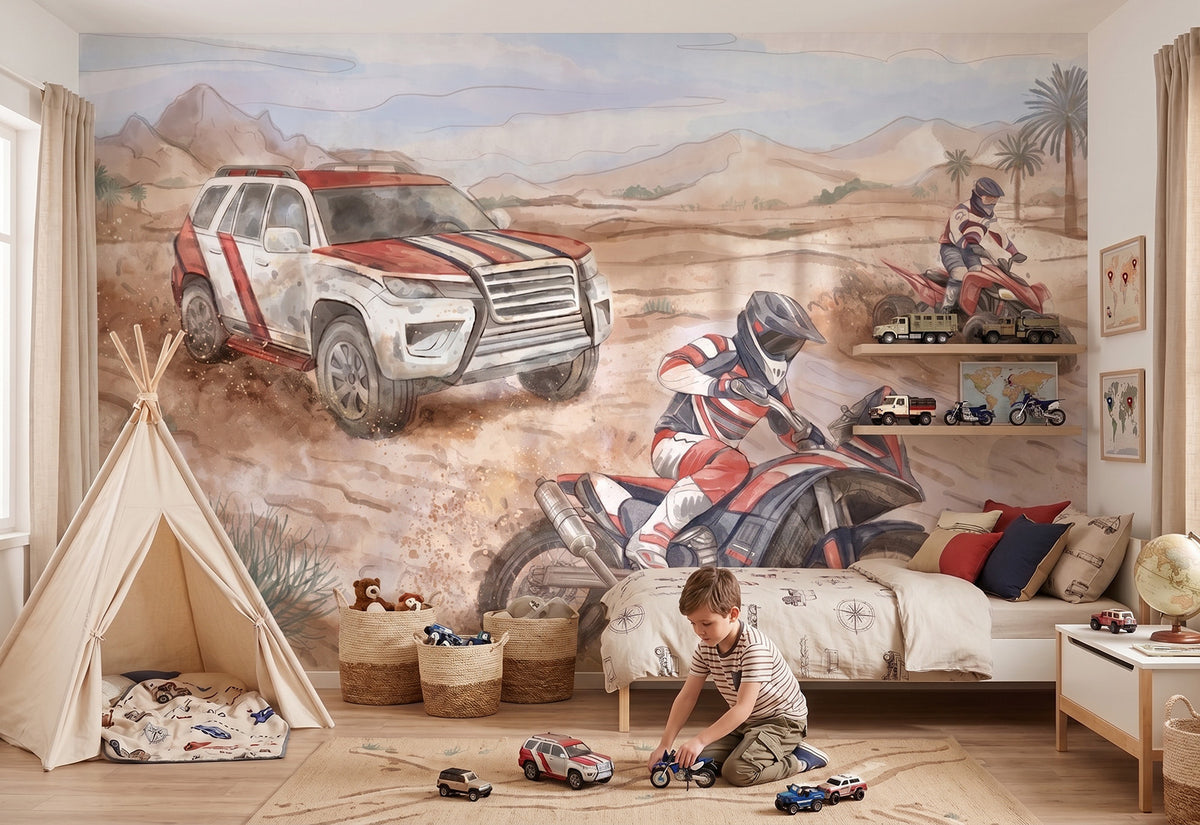 Off-Road Wallpaper Mural – Pastelowe Love | LPM Home