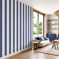 Striped Wallpaper – Navy Blue / Narrow (8 cm) – Pastelowe Love | LPM Home