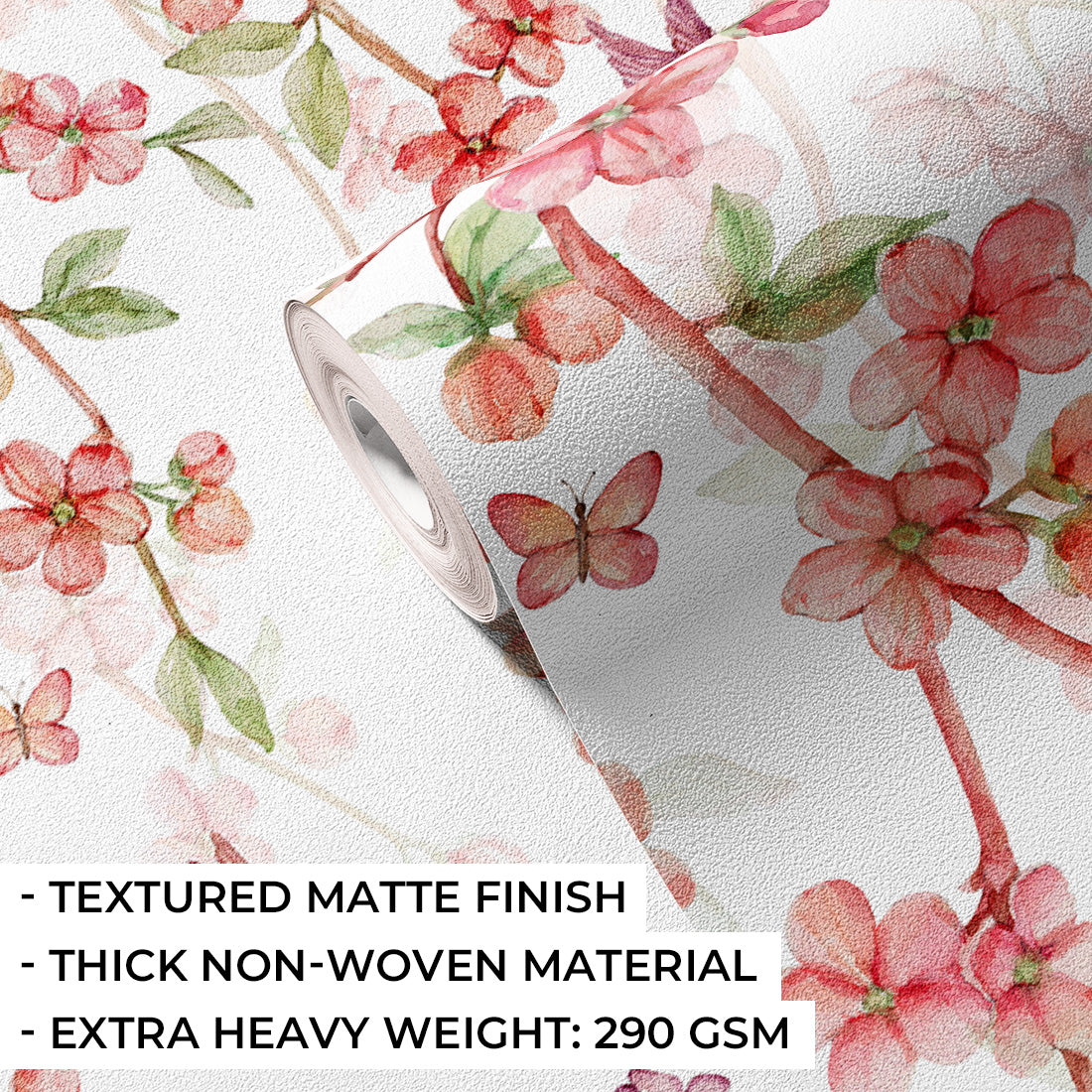 Sakura Cherry Blossom Wallpaper Mural – Classic – Pastelowe Love | LPM Home