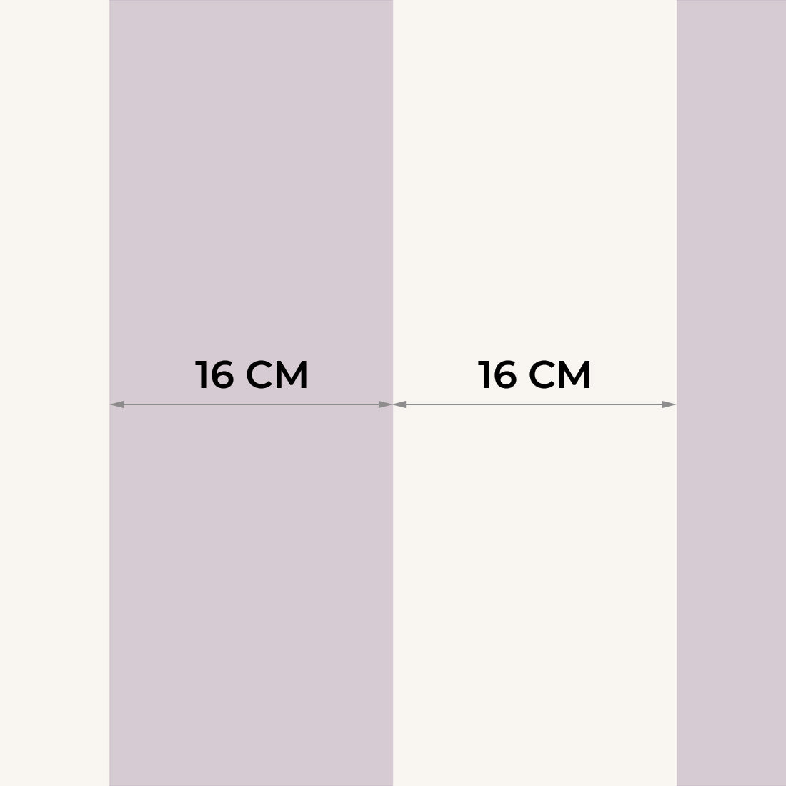 Striped Wallpaper – Lilac / Wide (16 cm) – Pastelowe Love | LPM Home