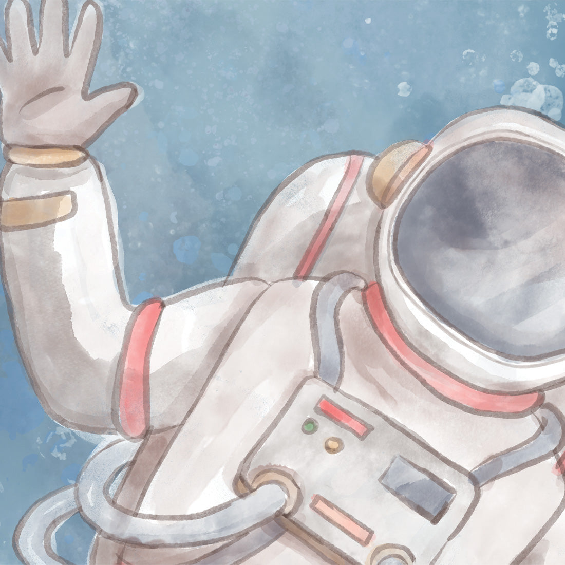 Space Wallpaper Mural – Pastelowe Love | LPM Home