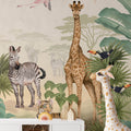 Safari Wallpaper Mural – Colour – Pastelowe Love | LPM Home