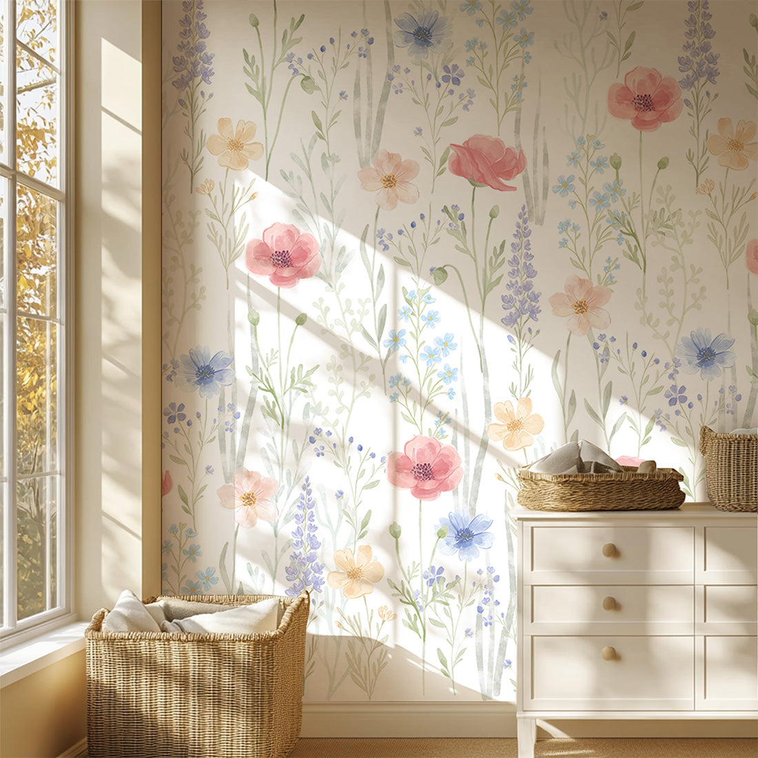 Spring Garden Wallpaper Mural – Standard – Pastelowe Love | LPM Home