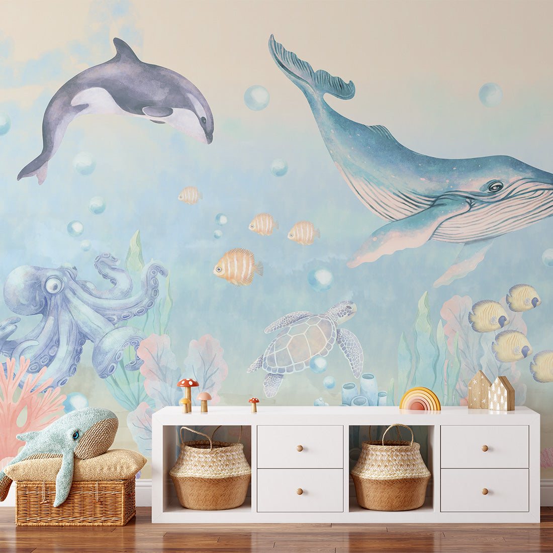 Ocean Wallpaper Mural – Pastelowe Love | LPM Home