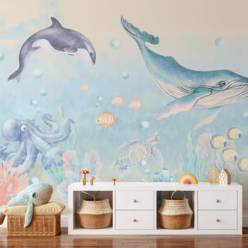 Ocean Wallpaper Mural – Pastelowe Love | LPM Home
