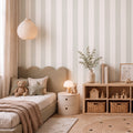 Striped Wallpaper – Matcha / Narrow (8 cm) – Pastelowe Love | LPM Home